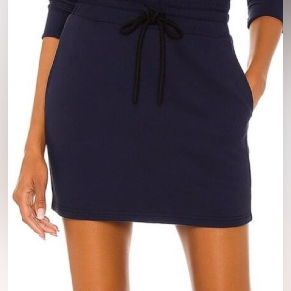 $155 New Cotton Citizen Brooklyn Skirt - Navy - Small